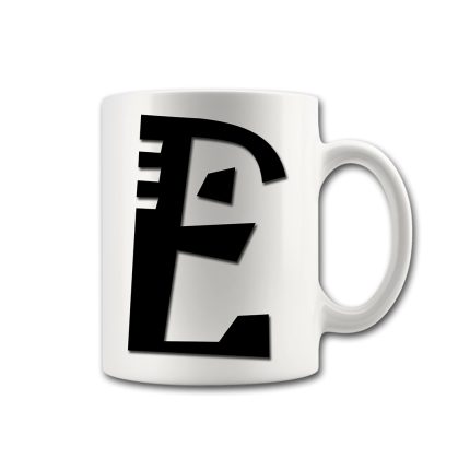 Alphabet Letter E Mug