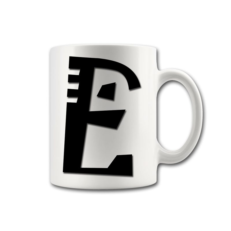 Alphabet Letter E Mug