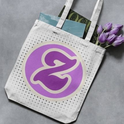 Tote bag Alphabet letter Z