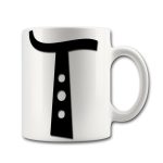 Alphabet Letter T Mug