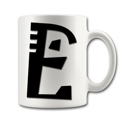 Alphabet Letter E Mug