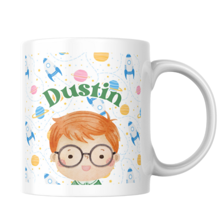 Dustin White Mug