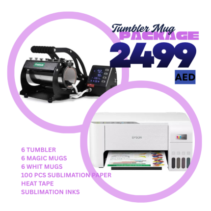 Mug Tumbler Package Starter with Printer