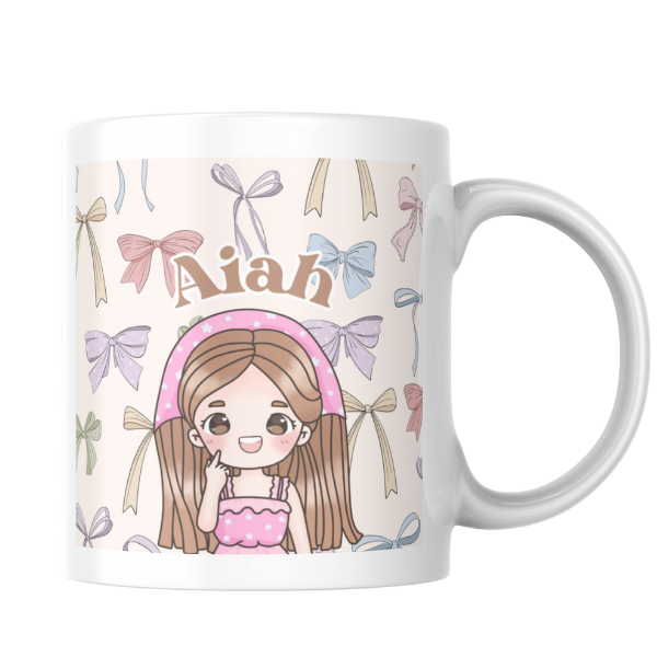 Aiah White Mug