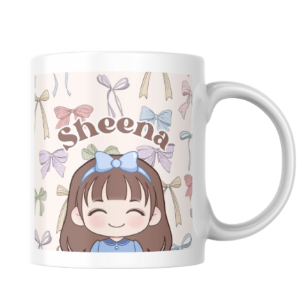Sheena White Mug