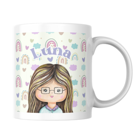 Luna White Mug