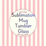 Sublimation Mug Glass Tumbler 3 session