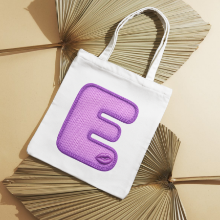 The Monogram "E" Canvas Tote